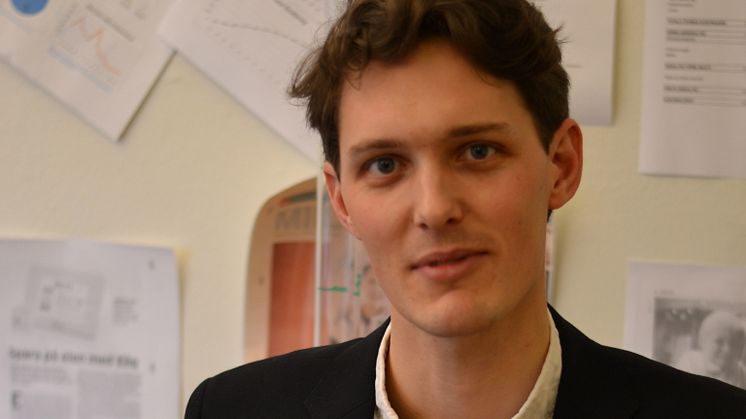 Joakim Ottander vinnaren av innovationspriset Årets smarta sak.