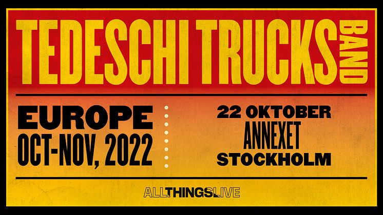 Tedeschi Trucks Band till Annexet i Stockholm