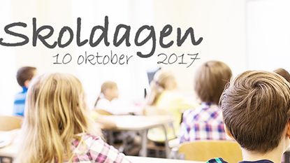 Skoldagen är en plats där anställda på skolor och utbildningsföretag kan mötas. Där erfarenhet byts och kontakter knyts