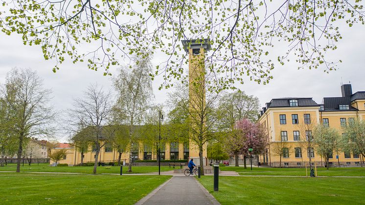 Simon Wallin, ordförande på Studentkåren i Skövde, ger sin bild av året som gått. Foto: Högskolan i Skövde