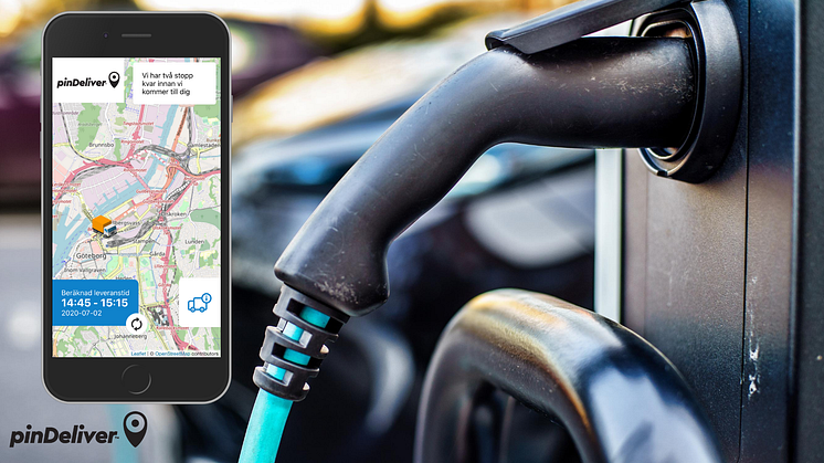 pinDeliver lanserar funktion för eldrivna fordon som underlättar för hållbara leveranser inom e-handeln