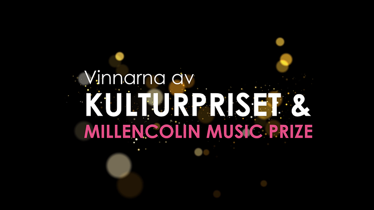 Pressinbjudan: Kulturpriset och Millencolin Music Prize 2023 delas ut