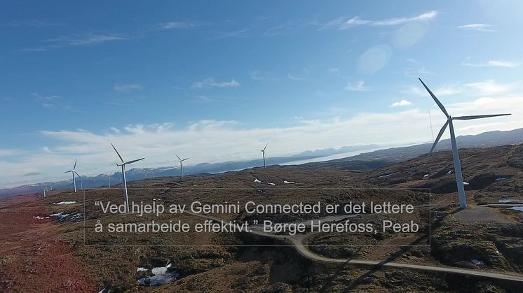 Video fra vindkraftutbygging