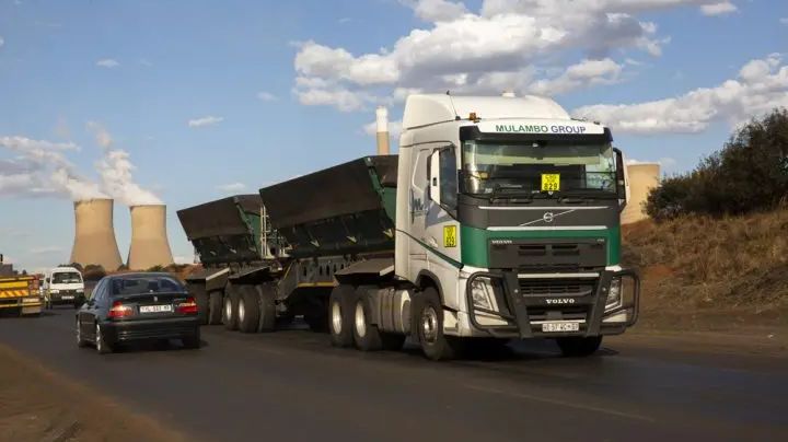 Findings from Swedwatch´s 2020 report "Up in Smoke"; trucks from several European manufacturers were used for the transportation of coal between mines and coal-fired power stations.