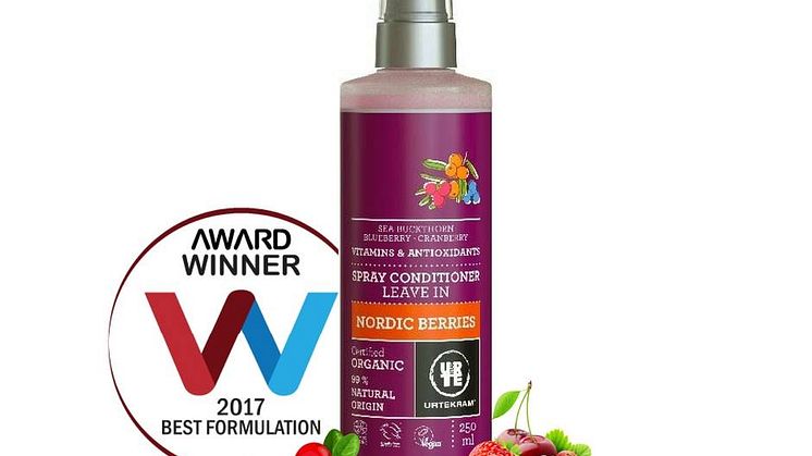 Voittajatuote Nordic Berries Spray Hoitaine