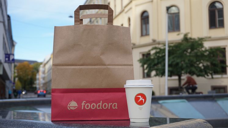 Espressobaren Fuglen er en av kaféene som er med på satsningen. Kreditering: foodora Norge