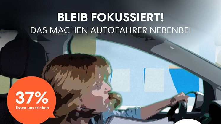 DA Direkt Ablenkungsstudie Illustrationen_Tätigkeiten während der Fahrt 2022