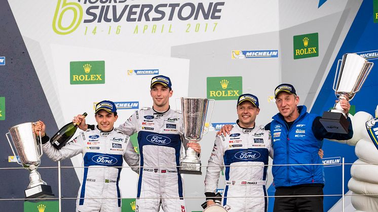 67 Ford GT crew wins at Silverstone 2017
