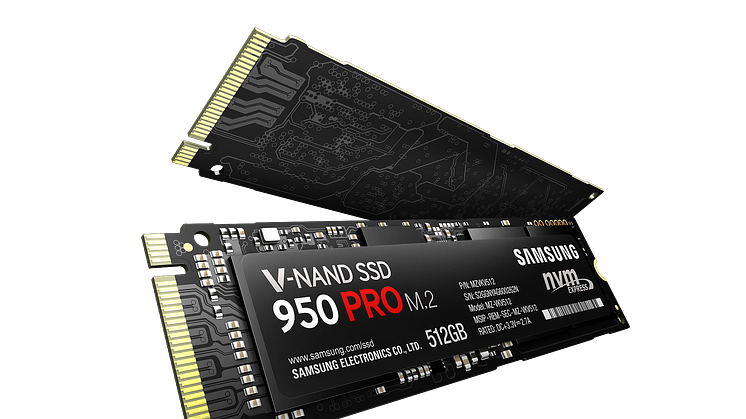 Samsung lanserar 950 PRO – Proffsprestanda för alla