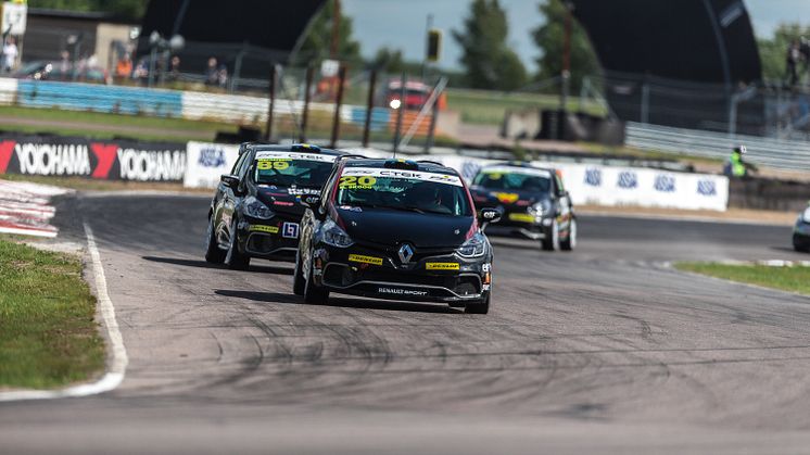 Fördel Henric Skoog inför Renault Clio Cup på Solvalla