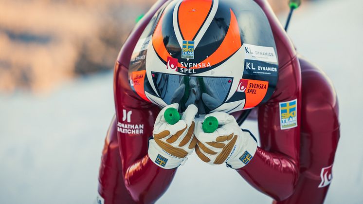 Speedskiåkaren Mats Abrahamsson, Väst Alpin.