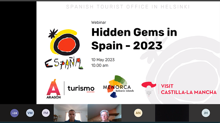 New webinar about hidden gems in Spain organised by the Spanish Tourist Office