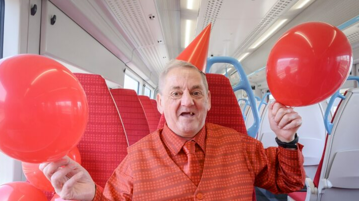 Mark Thake is celebrating the Gatwick Express turning 40