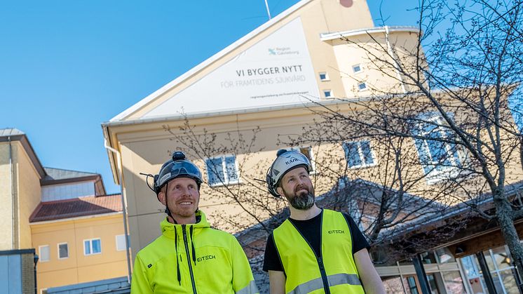 Eitech får utökat förtroende  i utbyggnaden av Hudiksvalls sjukhus