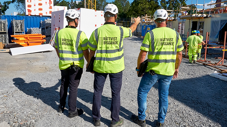 Genom Huges medlemskap i föreningen Rättvist byggande kan vi nu samverka med byggherrar och andra bostadsbolag – i första hand inom allmännyttan. Målet är att premiera seriösa byggaktörer. Foto: Bengt Alm