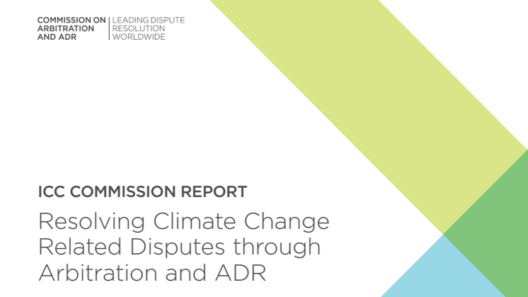Resolving Climate Change Related Disputes through Arbitration and ADR