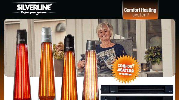 Silverline ”Comfort Heating” le système qui vous procure une chaleur confortable pour la maison et le jardin 