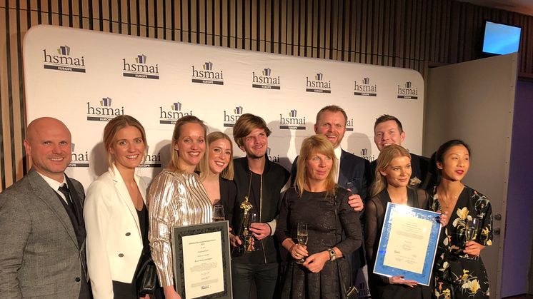 Clarion Hotel ble hedret av reiselivsbransjen for #WeAreClarion-kampanjen under HSMAI Prisene onsdag kveld.