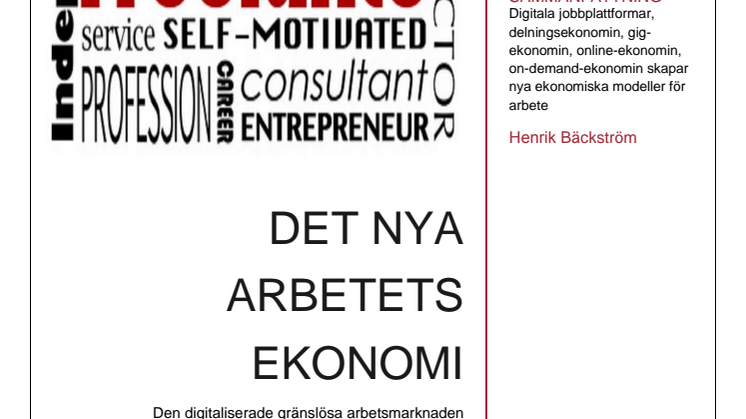 Ny skrift från Henrik Bäckström
