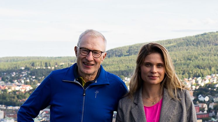 Stig Wiklund och Olivia Åsberg, författare till Mental träning för alla - en bok för dig som vill må bra, utvecklas och prestera bättre