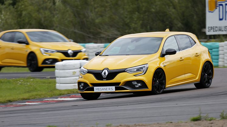 Renault Sports bandag på Gelleråsen 20 augusti 2018