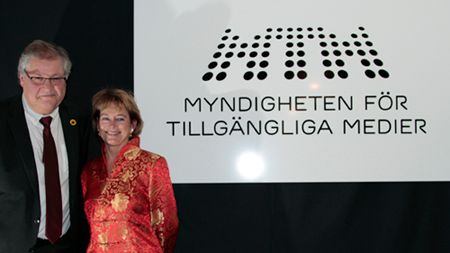 MTM:s logotyp avtäckt av Kulturministern