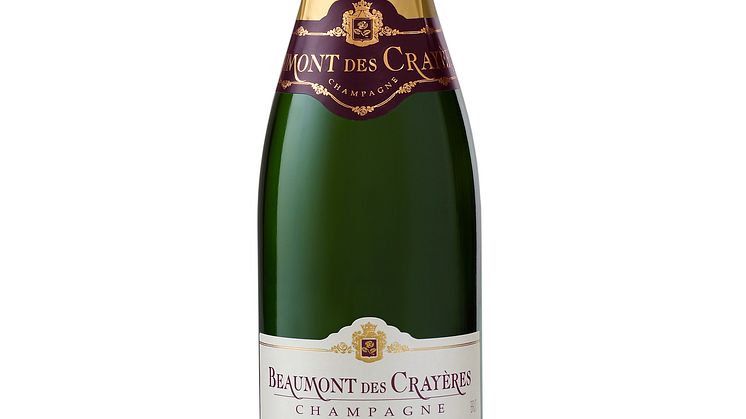 Beaumont des Crayères Grande Réserve- prisbelönt Champagne på halvflaska för prisvärda 119 kr!