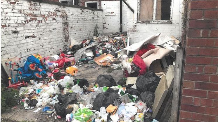 ​Back yard garbage costs Radcliffe resident £1,931