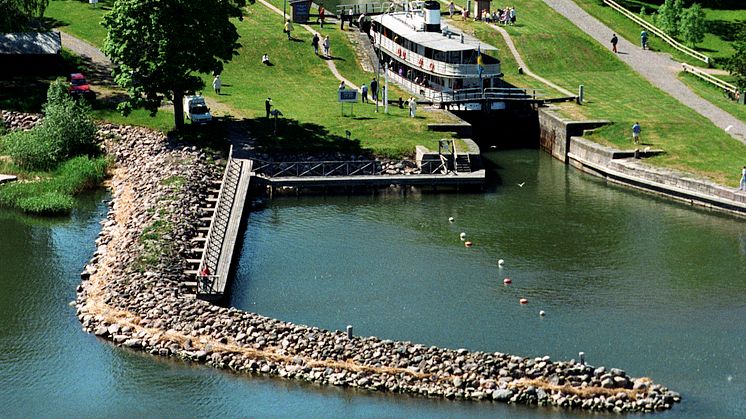 Bergs slussar Göta kanal