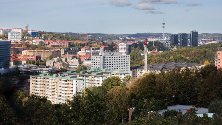 Vy över Göteborg. Foto: Göteborgs Stad, Lo Birgersson.