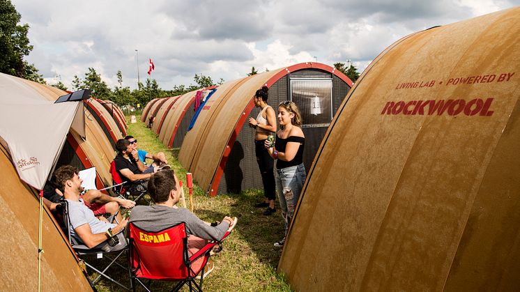 ROCKWOOL bruker Roskildefestivalen som innovasjonslaboratorium.