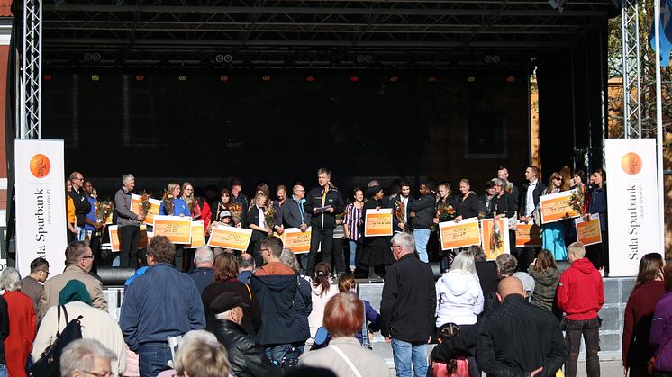 Utdelning av Miljonen 2019 när banken firade sin 190-årsdag med en familjedag på Stora Torget