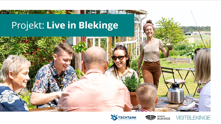 Marknadsföringen av Blekinge och vår gemensamma service till besökare, inflyttare och företag, tillför ett värde för alla!