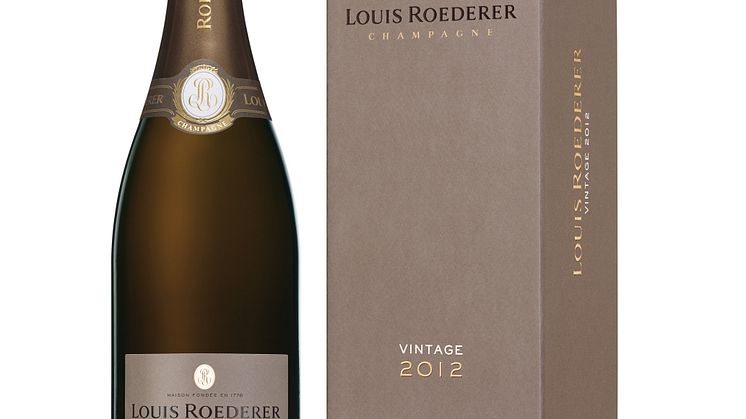 Louis Roederer Brut Vintage 2012 – efterlängtad champagne från toppårgång!