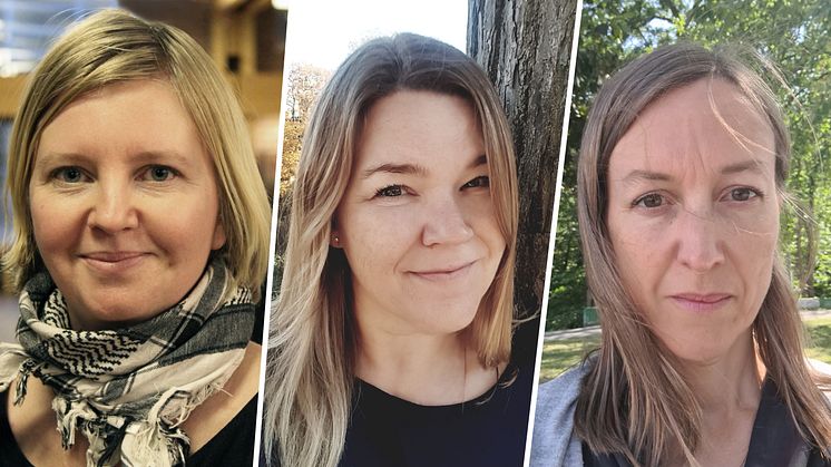 Josefin Rönnbäck, Lena Berggren och Karin Kvist Geverst