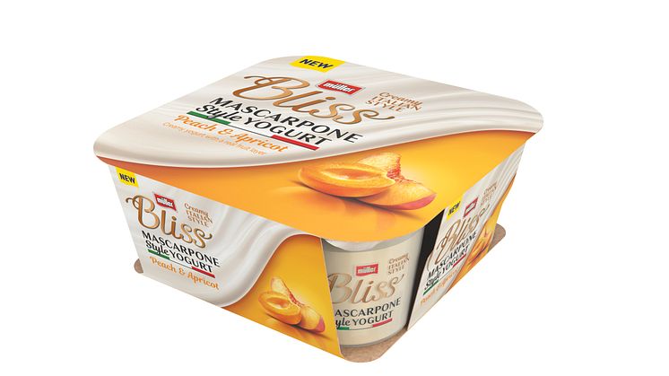 Müller Bliss Mascarpone Style Yogurt Peach & Apricot