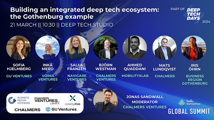 Deep tech days - The Gothenburg example panel