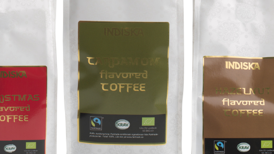 INDISKA lanserar KRAV- och Fair Trade-märkt kaffe