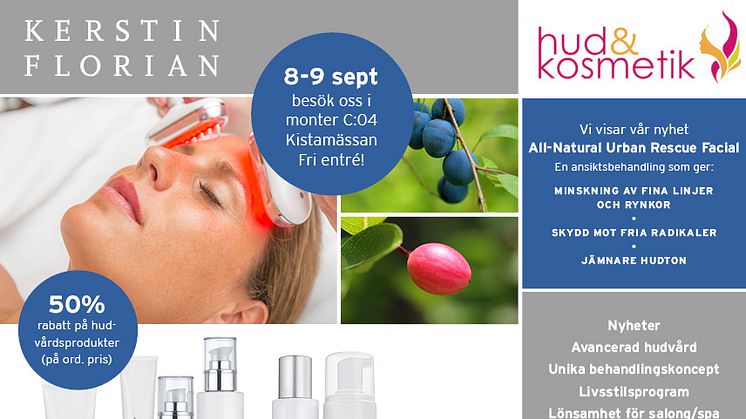 ​Hud & Kosmetik – kom och mingla med oss i vår monter C:04