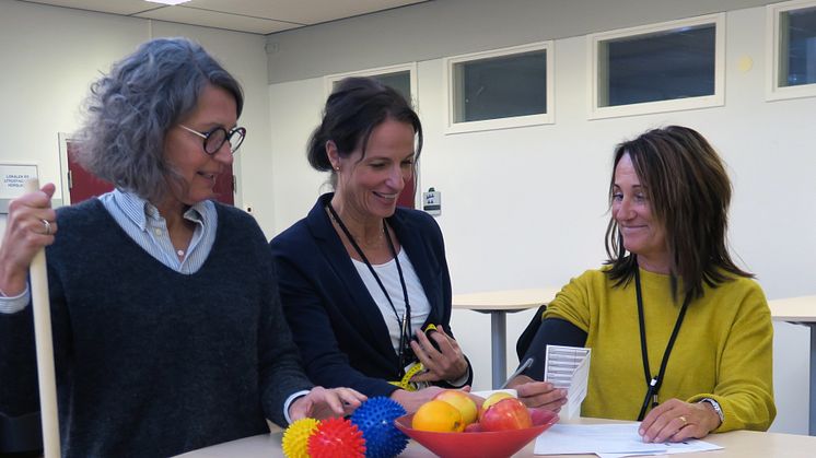 Katarina Kamp, Gisela Olofsson och Anita Lundblom är alla företagssjuksköterskor och engagerade i arbetet med Frisk Avdelning.