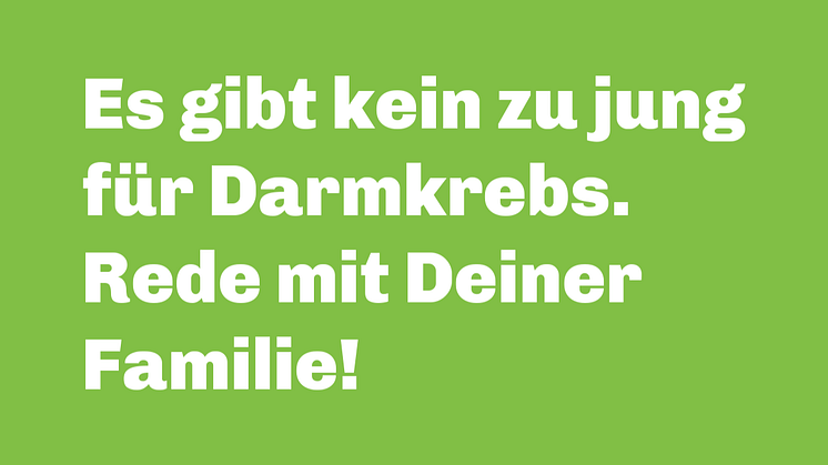 Darmkrebsmonat März 2019