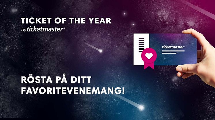 Ticket of the Year är nu igång!