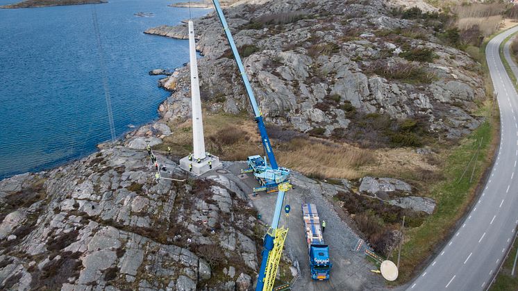 Trätorn kan sänka koldioxidavtrycket från framtida vindkraftverk