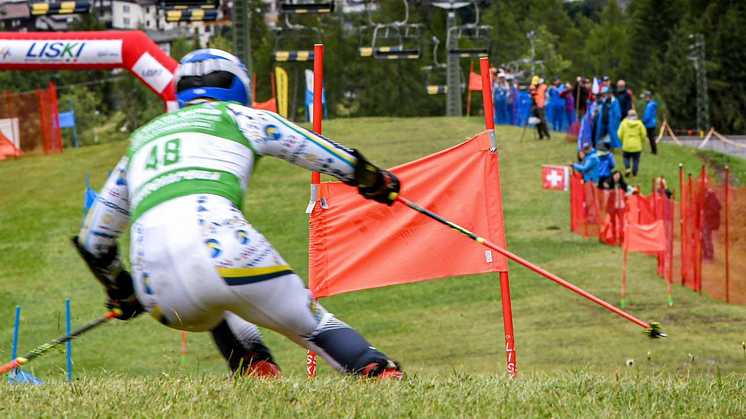 Carl Söderlund under VM i Cortina d’Ampezzo, Italien. Foto: Franssesco Mattuci. 