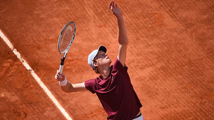 Jannik Sinner, en av turneringens unga stjärnskott, rankad 9. Bild från Monte Carlo tidigare i år - av Corinne Dubreuil, ATP Tour