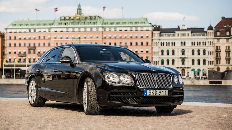 Nyinköpt Bentley tar plats i Grand Hôtels bilpark