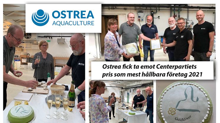 Gratulationer till Ostrea som fick pris som mest hållbara företag 2021!
