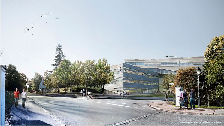 Arbetet med den nya förvaltningsbyggnaden för Uppsala universitet fortsätter