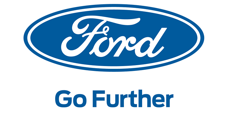 Ford logo med hvid baggrund