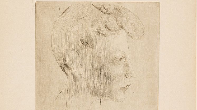 "Tête du femme, de profile" av Pablo Picasso